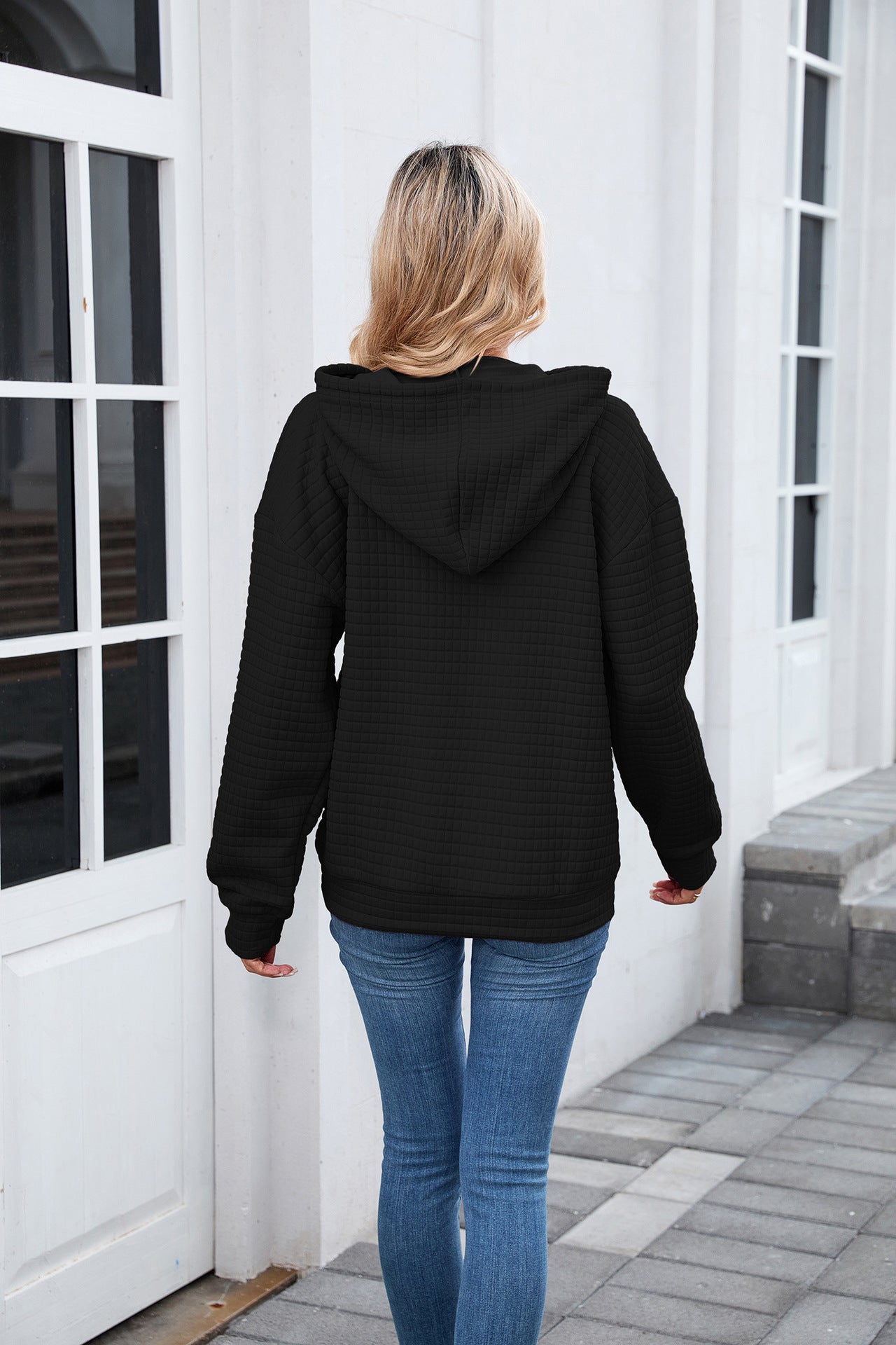Casual Oversized Hooded Sweatshirt with Pockets for Women