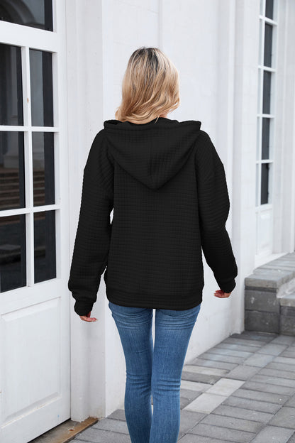 Casual Oversized Hooded Sweatshirt with Pockets for Women