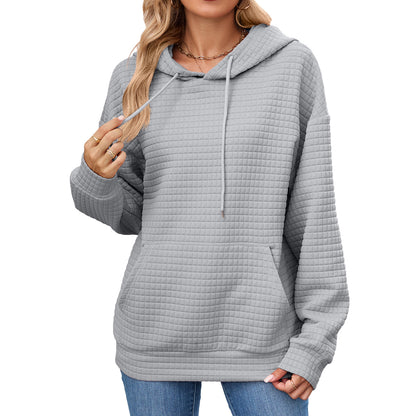 Casual Oversized Hooded Sweatshirt with Pockets for Women