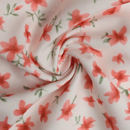 Floral Puff Sleeve V-Neck Backless Mini Summer Dress