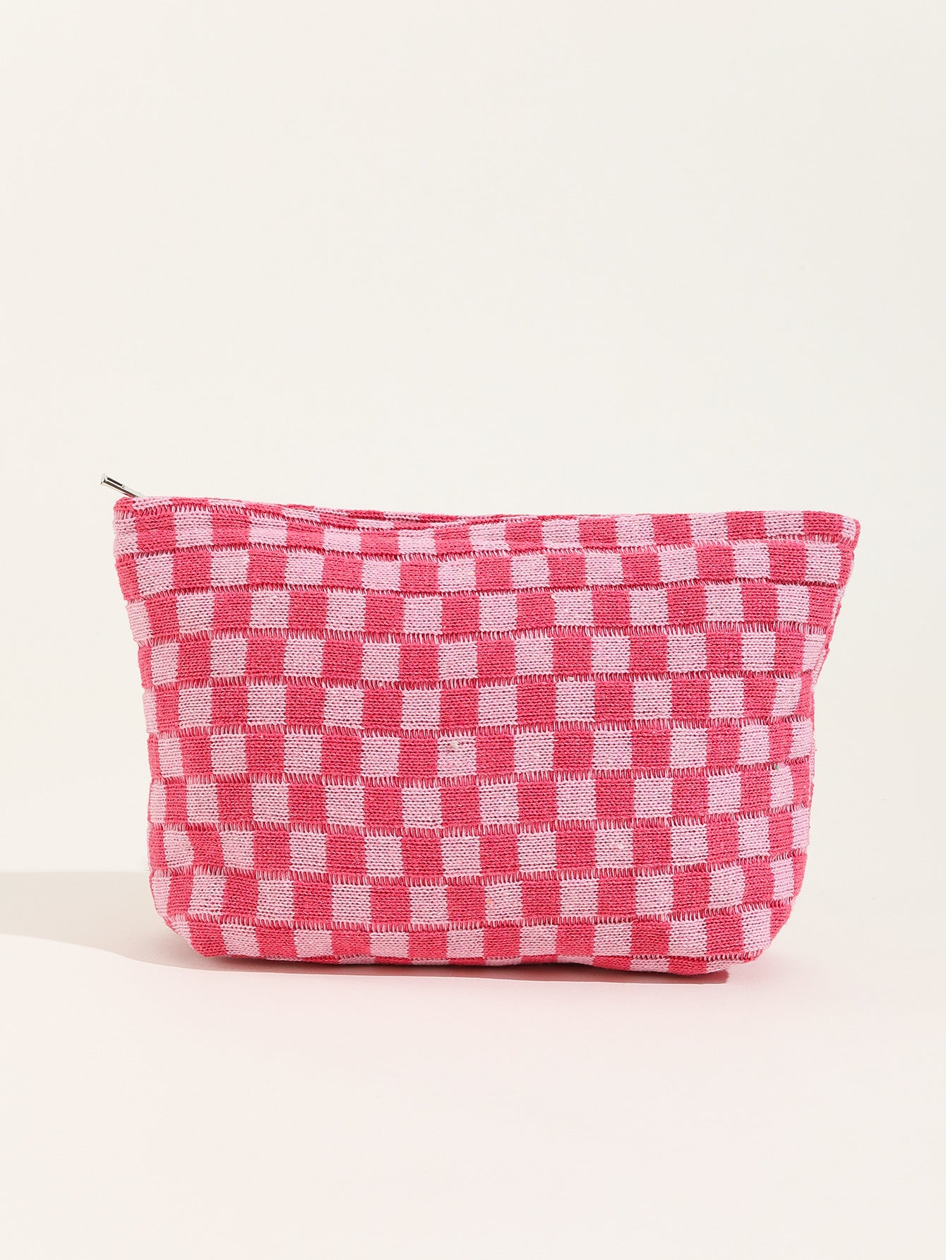 Wool Checkerboard Large Capacity Portable Storage Bag