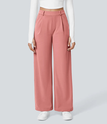 Women's High Waisted Wide Leg Dress Pants Casual