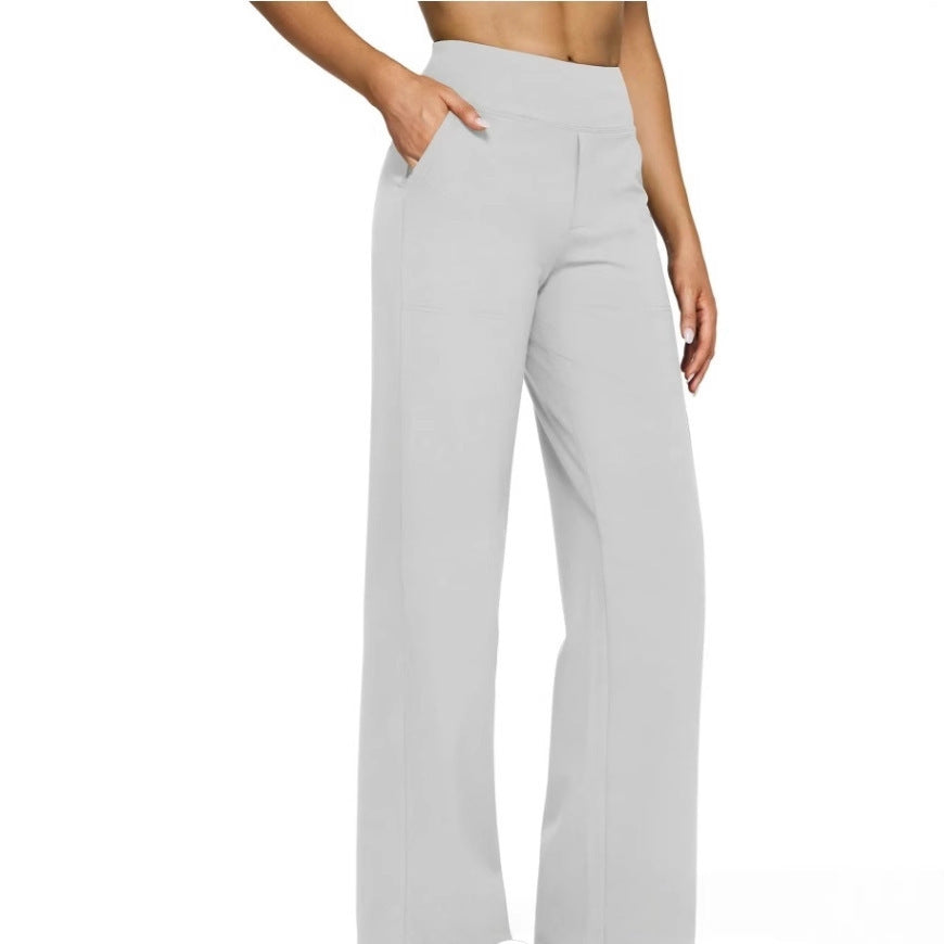 Women's High Waisted Wide Leg Pants with Pockets