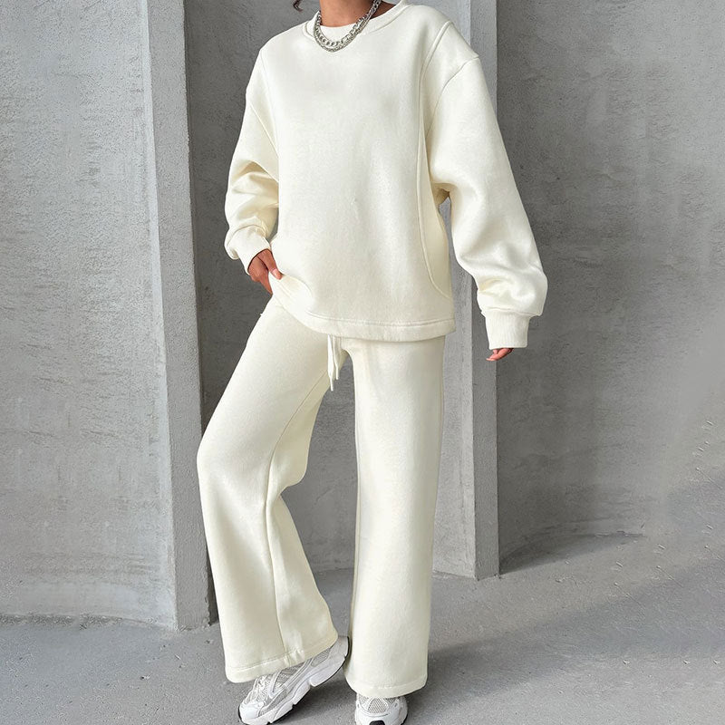 Women's Oversized Sweatshirt Wide Leg Pants Lounge Set