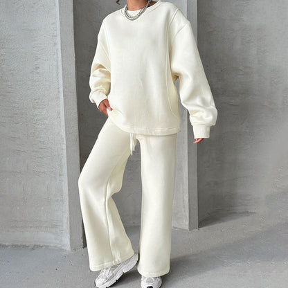 Women's Oversized Sweatshirt Wide Leg Pants Lounge Set