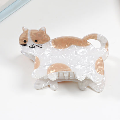 Cute Animal Hair Claw Clips Cat Dog Jaw Clips