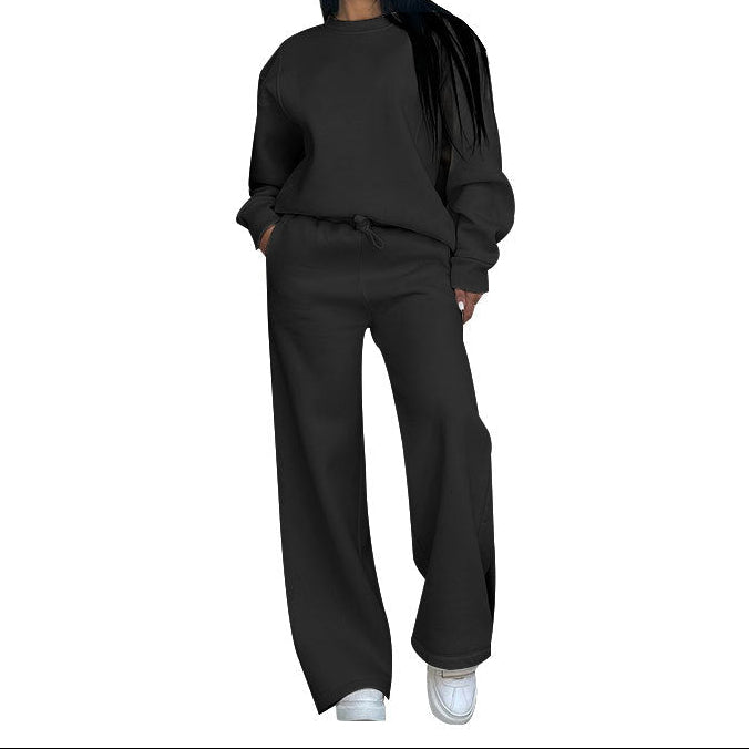 Women's Oversized Sweatshirt Wide Leg Pants Lounge Set