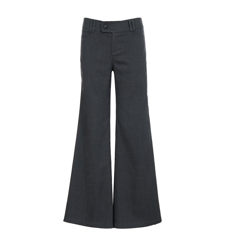 Women's Vintage Low Rise Wide Leg Dress Pants
