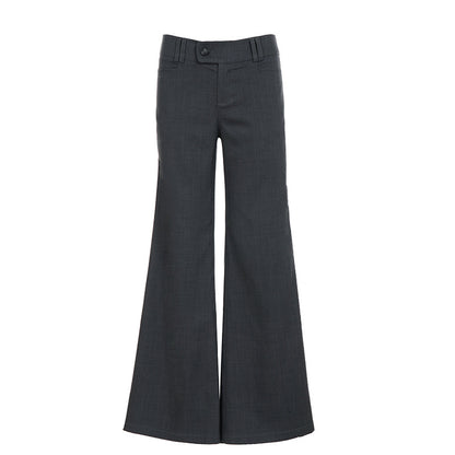 Women's Vintage Low Rise Wide Leg Dress Pants