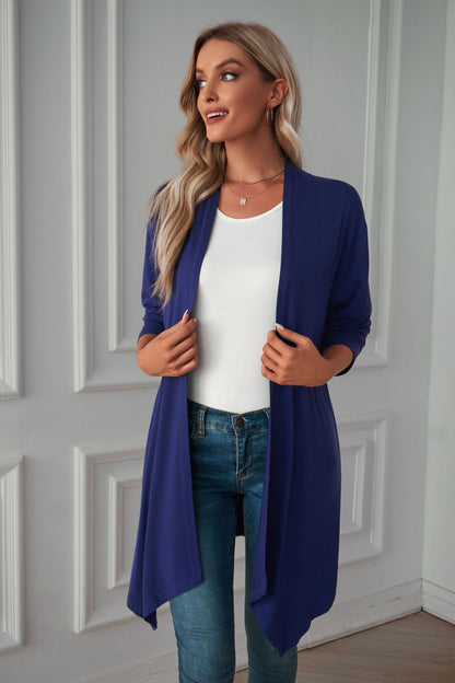 Women's Open Front Long Cardigan Lightweight Duster