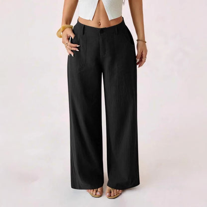 Women's Wide Leg Pants Casual Loose Fit with Pockets