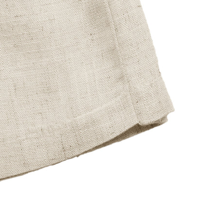 Linen Blend Tie Waist Skort High Waist Wrap Mini Shorts