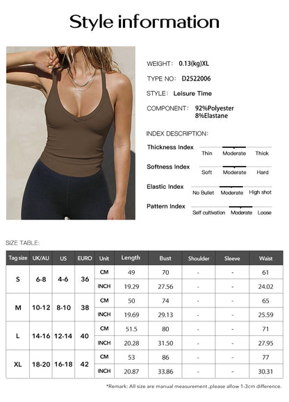 Y2K Ribbed Knit Fitted Spaghetti Strap Tank Top