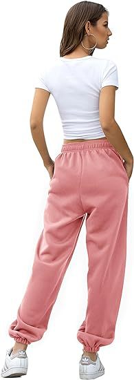High Waist Loose Fit Sweatpants | Casual Jogger Pants Women