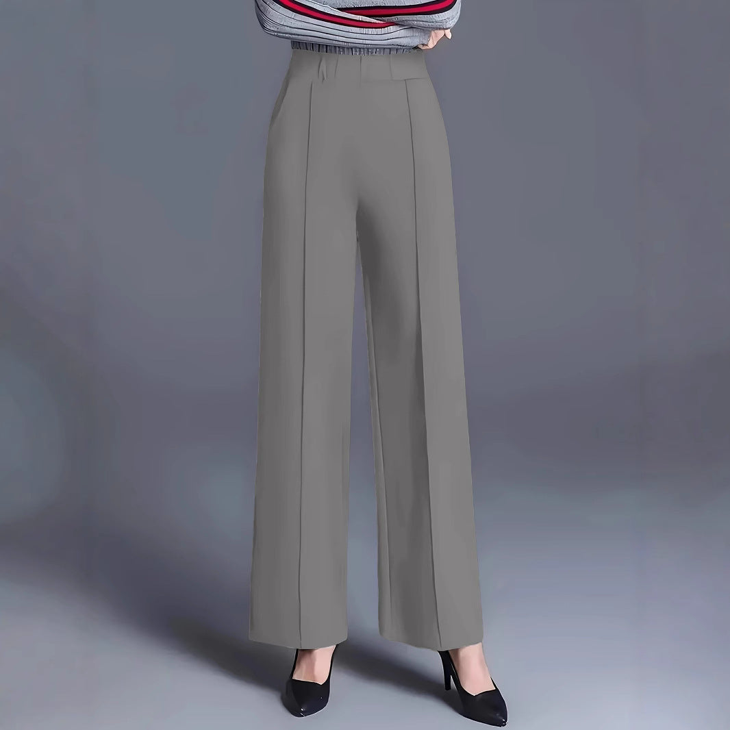 Women's High Waisted Wide Leg Dress Pants with Pockets