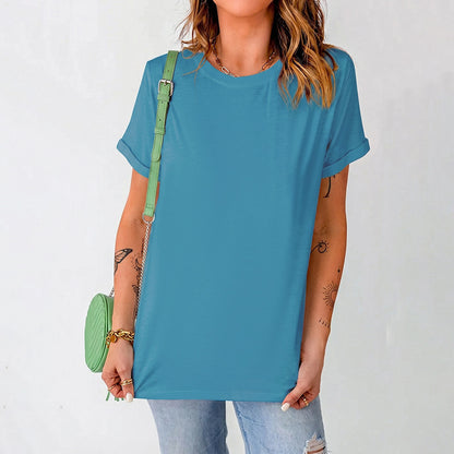 Women's Oversized Cotton Drop Shoulder T-Shirt