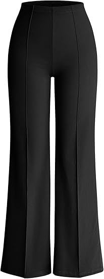 Chic High-Waisted Wide-Leg Pants – Effortless Street Style Trousers