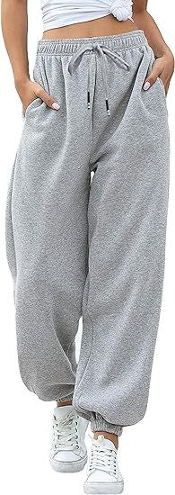 High Waist Loose Fit Sweatpants | Casual Jogger Pants Women