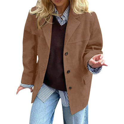 Women's Oversized Vintage Blazer Jacket