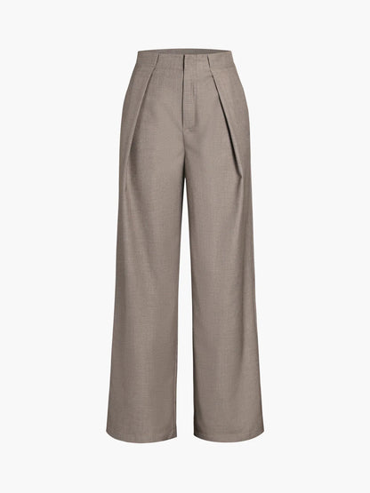 Women's Wide Leg Dress Pants High Waist Loose Straight Leg