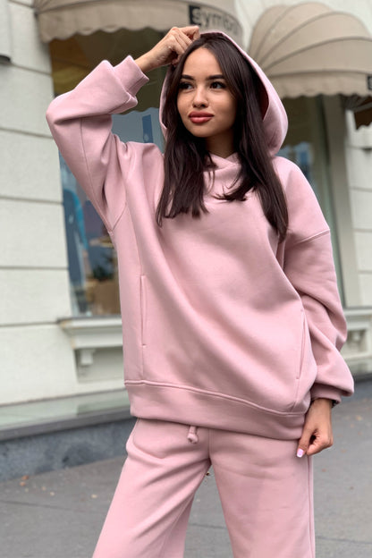 Women's Oversized Hoodie Jogger Set Casual Two Piece Outfit