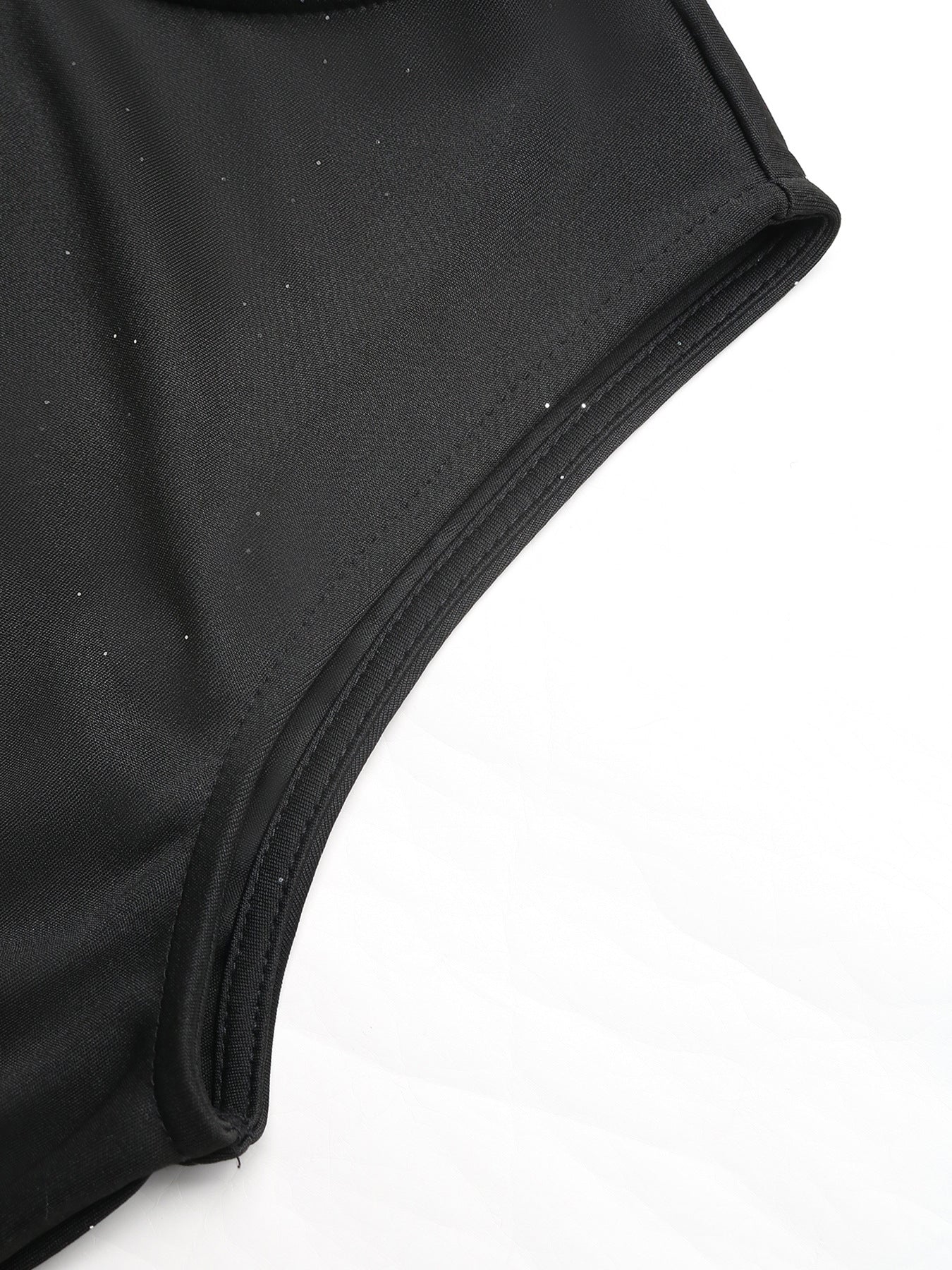Elegant Black High Waist Maxi Dress for Travel & Party