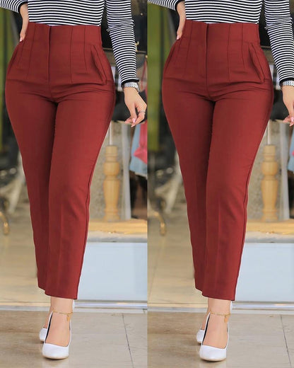 Women's High Waisted Skinny Casual Pants