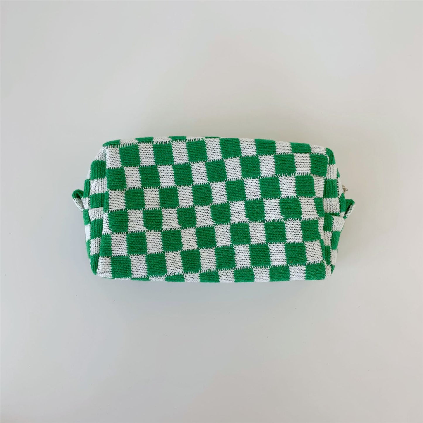 Wool Checkerboard Large Capacity Portable Storage Bag