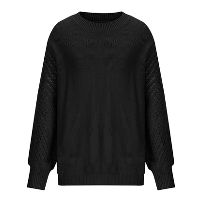 Cozy Chunky Knit Oversized Lantern Sleeve Sweater