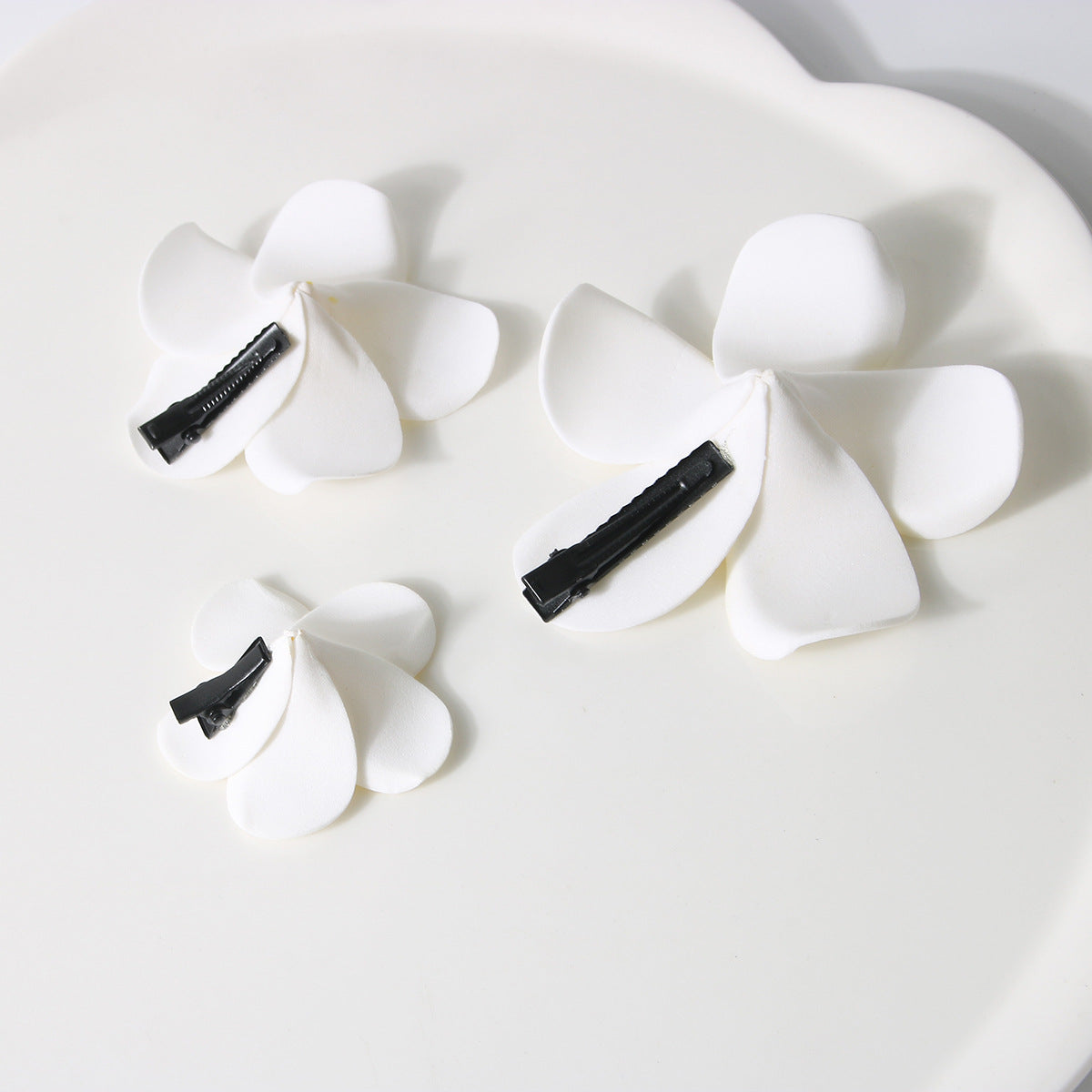 Foam Plumeria Hair Clip Tropical Flower Accessory