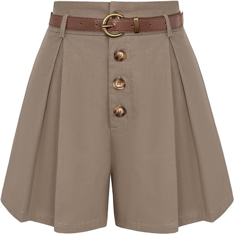 Women's High-Waisted A-Line Shorts – Summer Casual Business Shorts