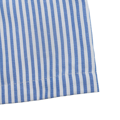 Women's Striped Strapless Tie Front Wide Leg Jumpsuit