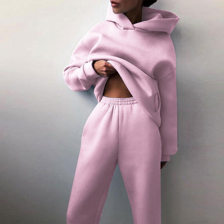 Womens Oversized Hoodie Sweatpants Set Casual Streetwear