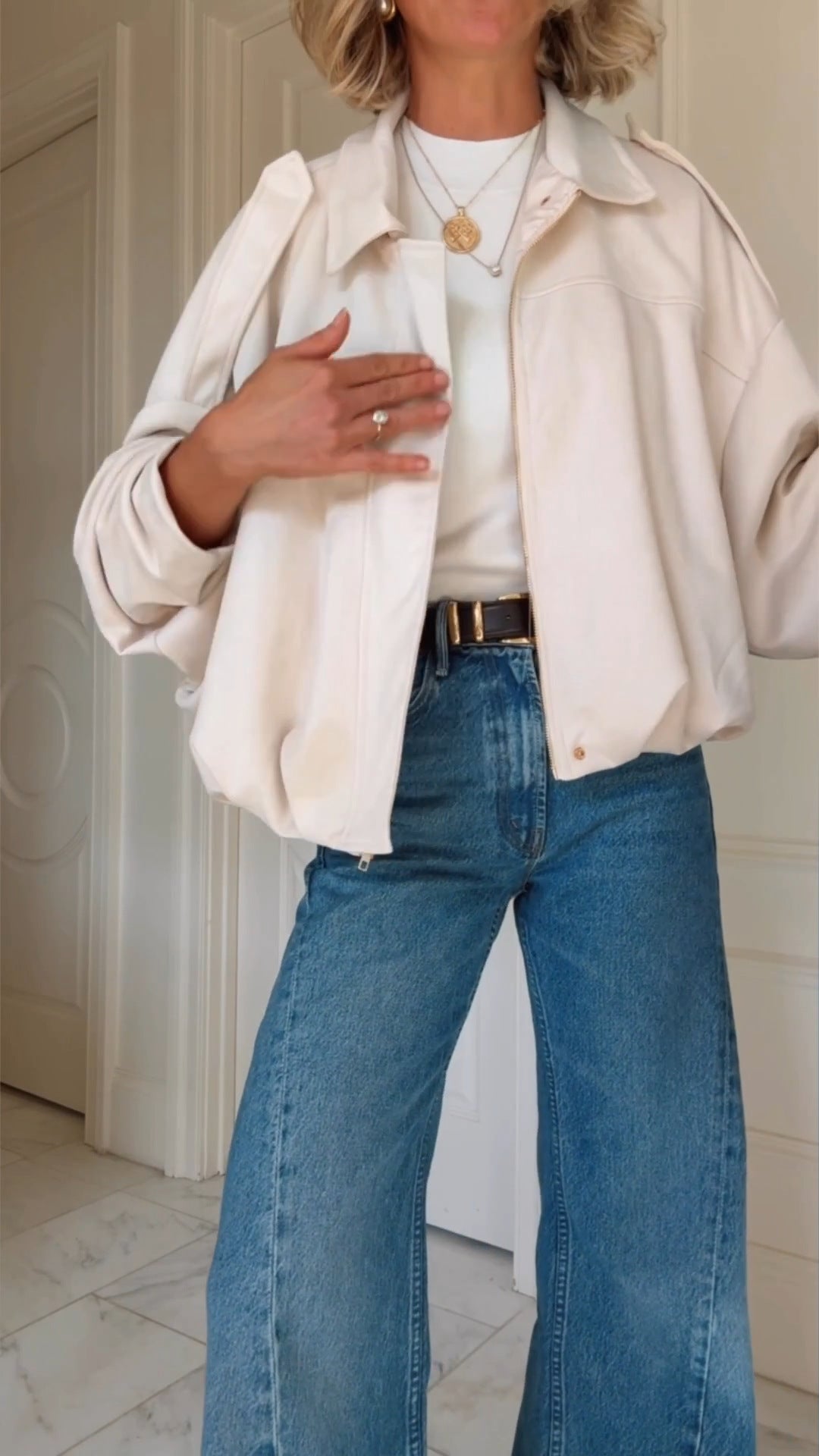 Women's Faux Suede Batwing Cropped Jacket
