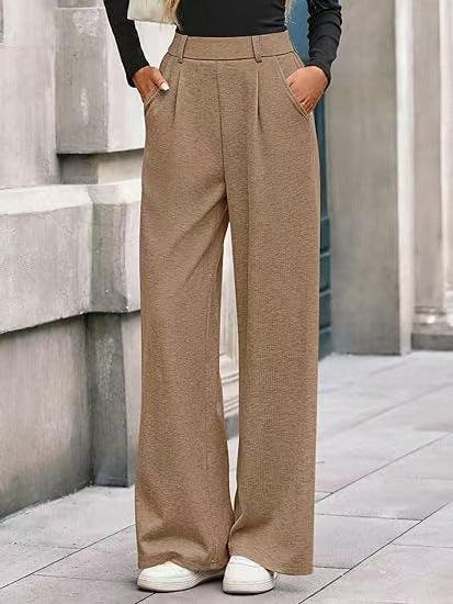 Women High Waist Wide Leg Dress Pants Casual Trousers