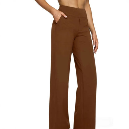 Women's High Waisted Wide Leg Pants with Pockets