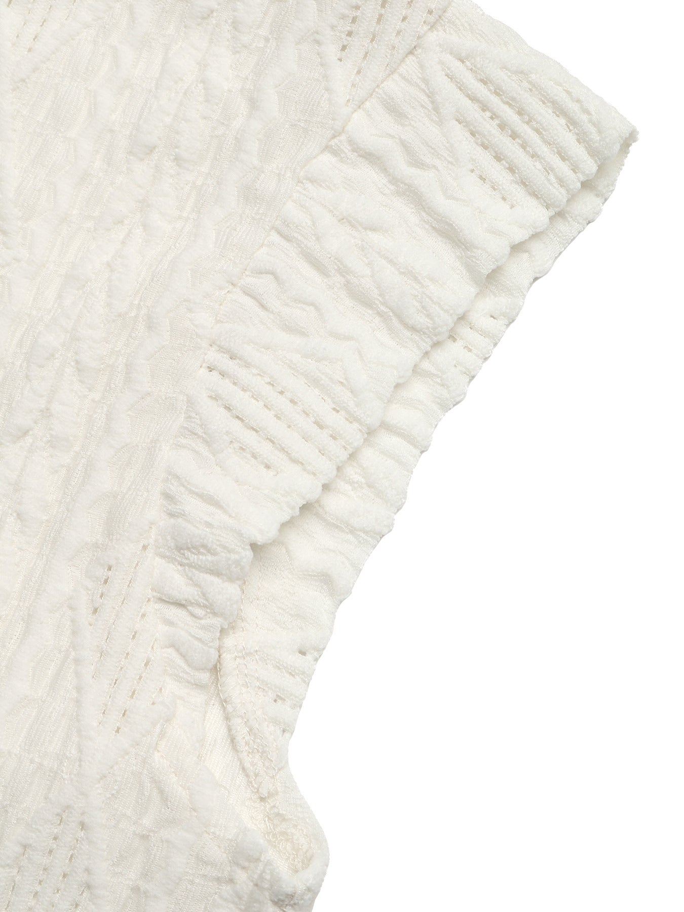 Women's Oversized Textured Knit Crew Neck Casual Top