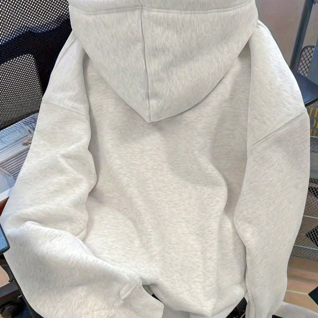 California Letter Graphic Oversized Hoodie Pullover