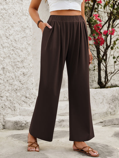 Women's High-Waist Wide-Leg Lounge Yoga Pants
