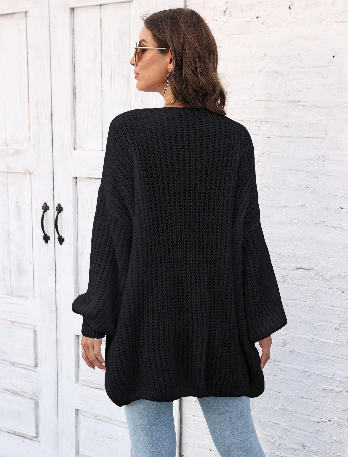 Women's Thick Coat Sweater Women's Cardigan Loose Lazy Style