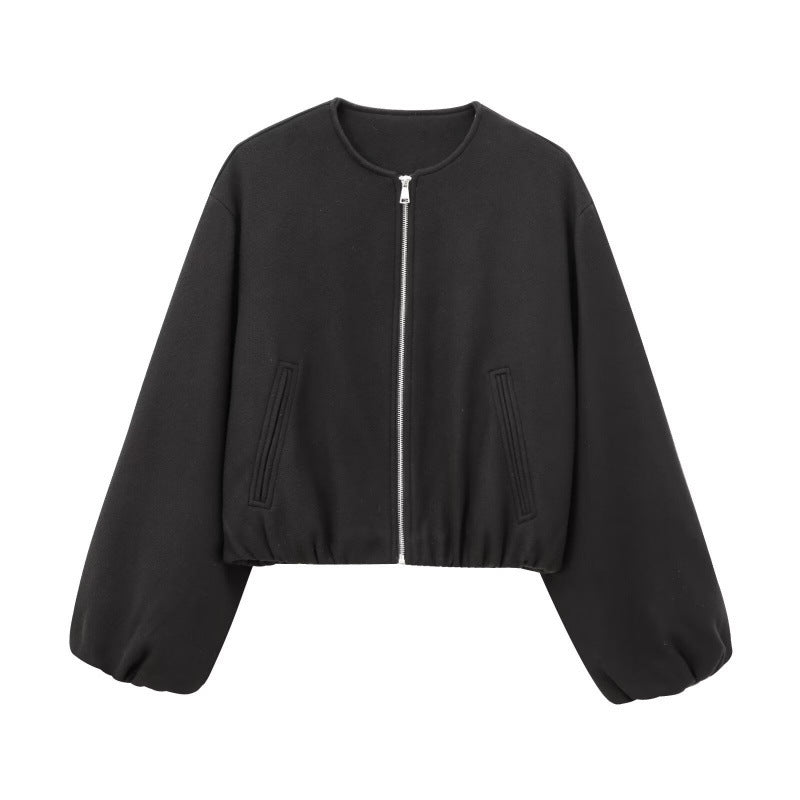 Women's Zip Up Bomber Jacket Casual Streetwear