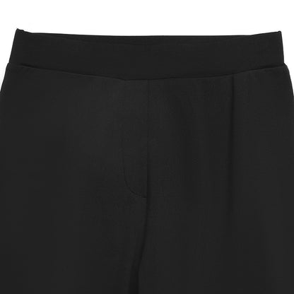 Black Peplum Two Piece Set Off Shoulder Flare Pants
