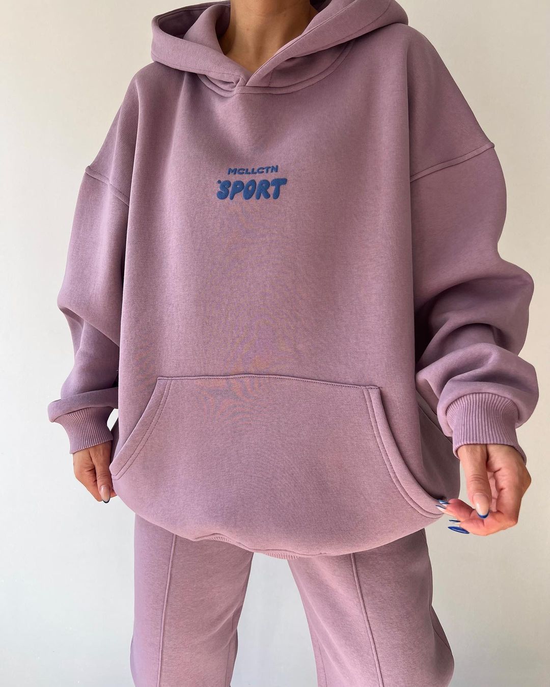 Women's Fleece Lined Graphic Hoodie Sweatpants Set