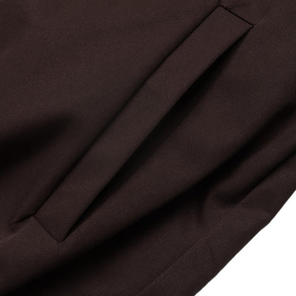 Solid Bomber Jacket Zip Front Cropped Relaxed Fit