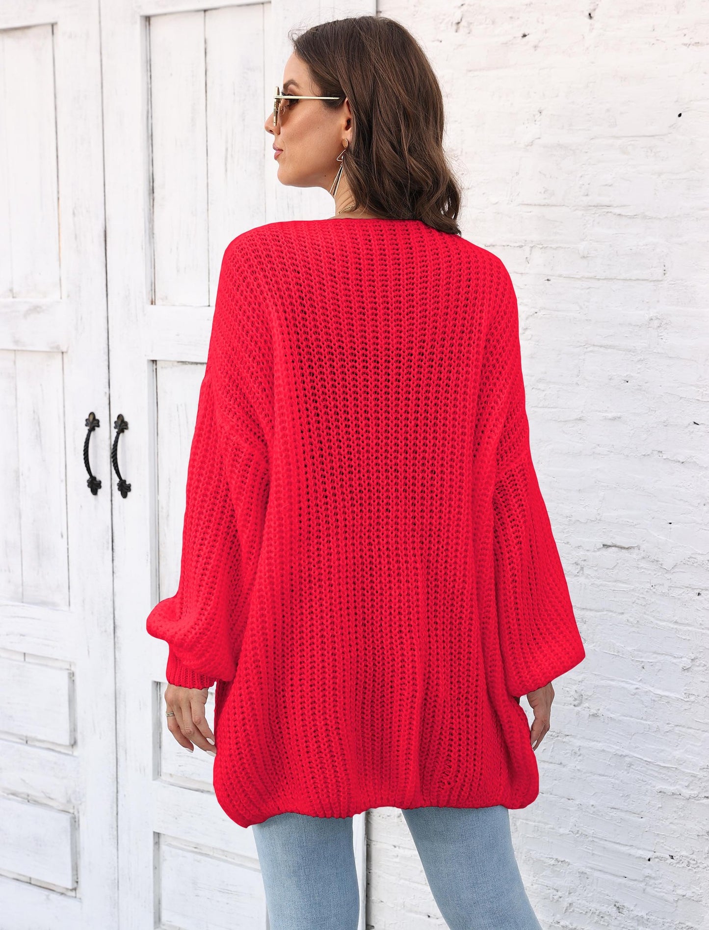 Women's Thick Coat Sweater Women's Cardigan Loose Lazy Style