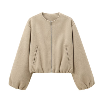 Women's Zip Up Bomber Jacket Casual Streetwear