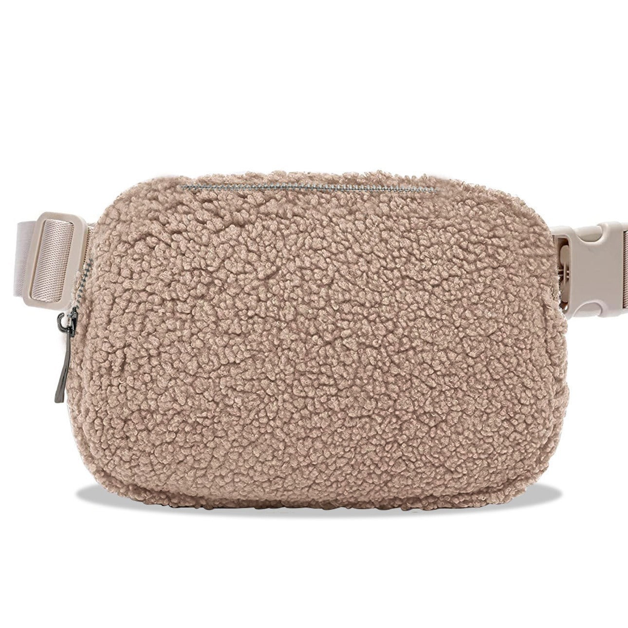 Lamb's Wool Waist Chest Sport Crossbody Bag