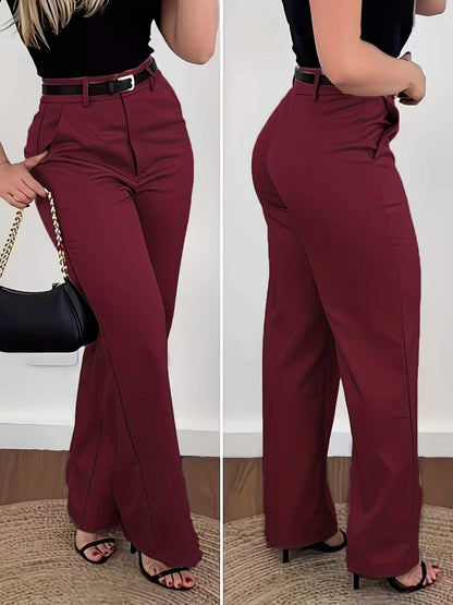 Women's High Waisted Wide Leg Dress Pants Trousers