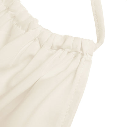 Solid Halter Neck Backless Waist-Defined Summer Tank Top