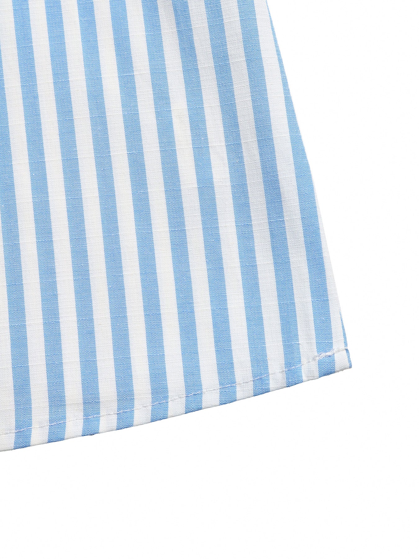 Striped Bow Front Tank Top and Shorts Summer Set